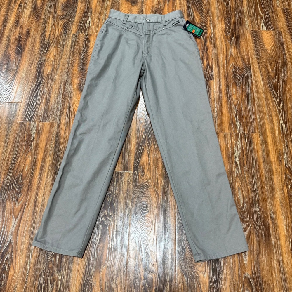 NWT Rockies 30/11 Pants Women Grey High Waisted Western Straight Jeans FLAW